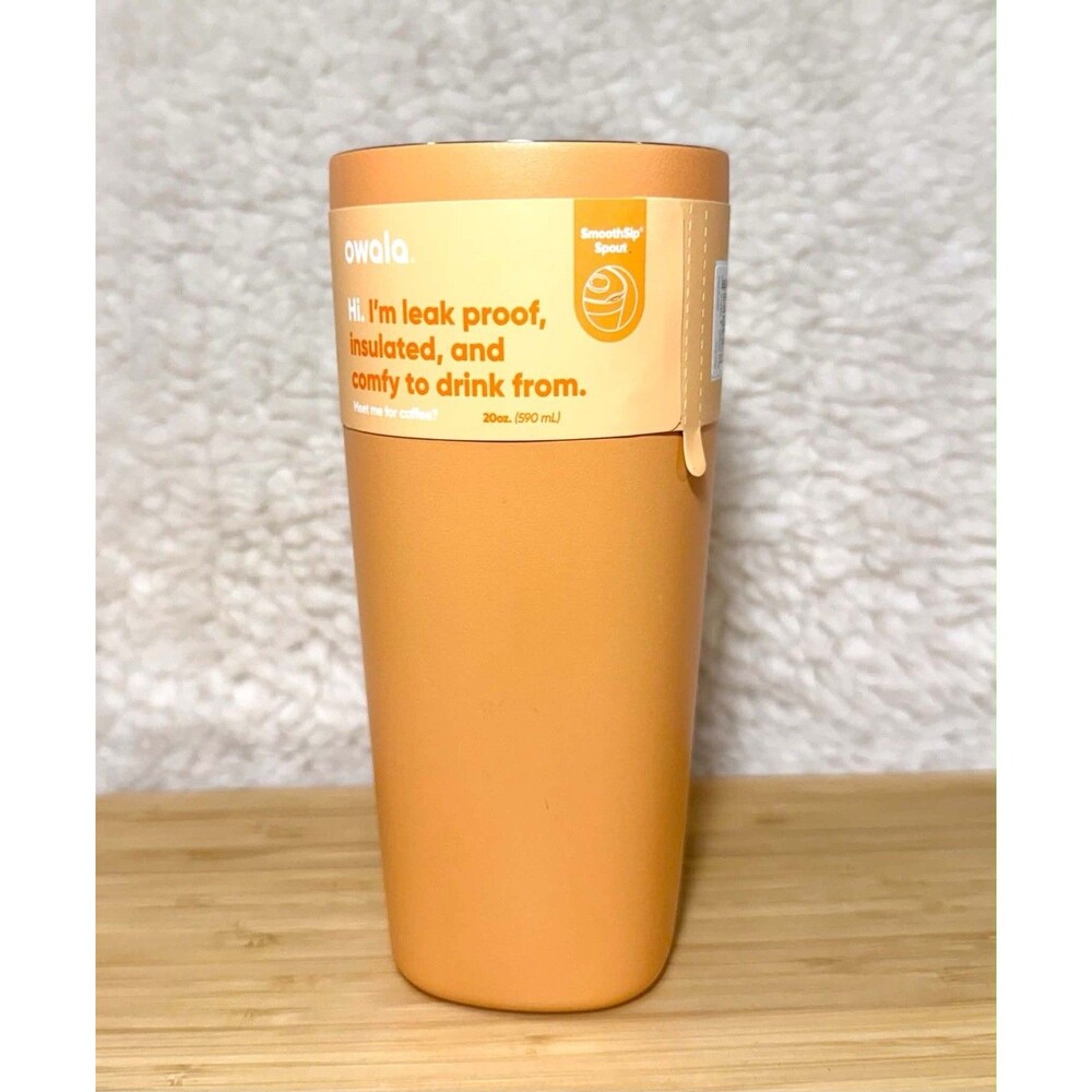 Owala 20oz SmoothSip Coffee Tumbler Tangy Tango Orange No Lid READ - Picture 2 of 7
